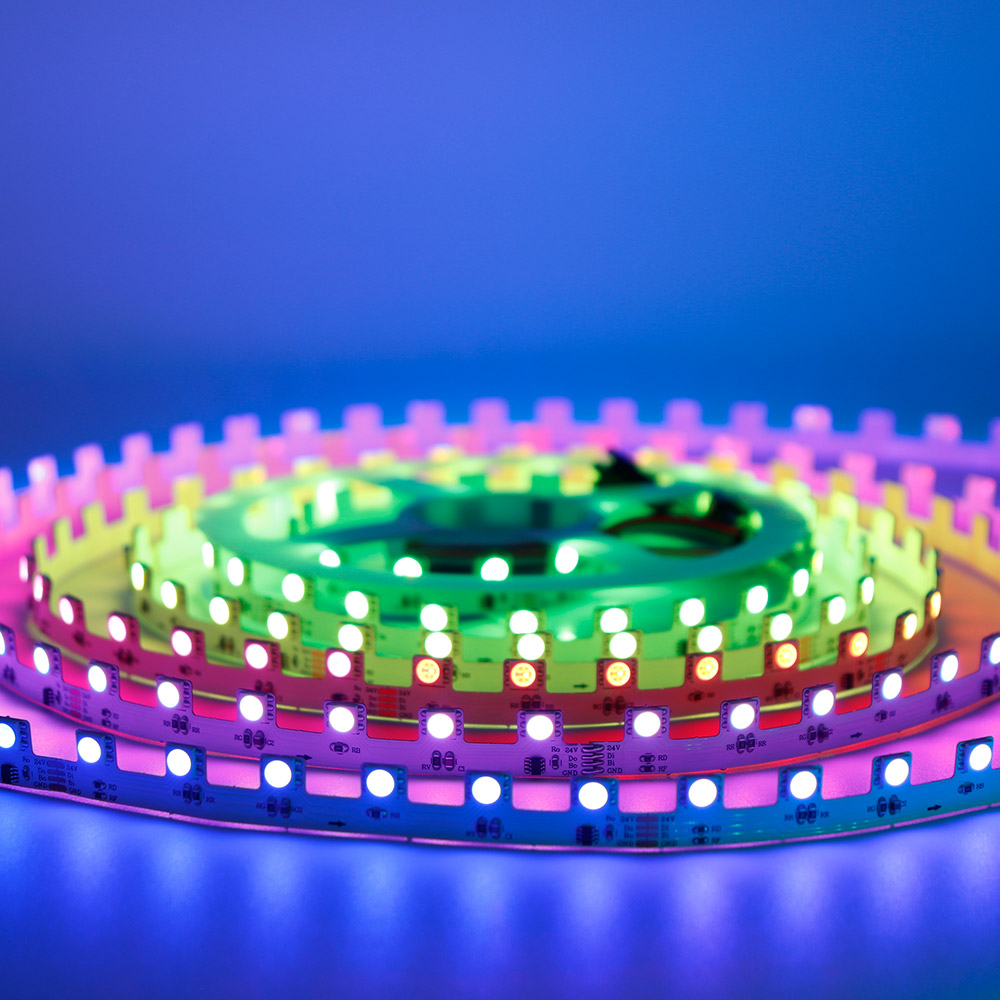 External SK6813 RGBIC Great Wall Shape Bendable LED Strip Light External SK6813 RGBIC Great Wall Shape Bendable LED Strip Light